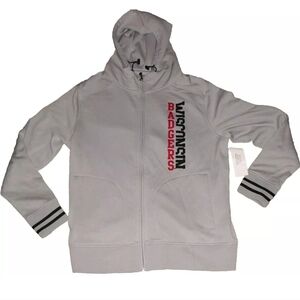 Wisconsin Badgers Full Zip Hoodie Sweatshirt Ncaa